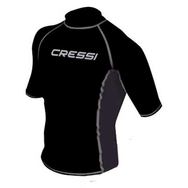 camiseta de protección manga corta rash guard para hombre cressi